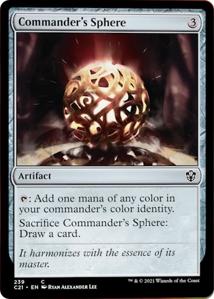 Commander's Sphere, C21, 239, NM