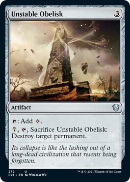 Unstable Obelisk, C21, 272, NM