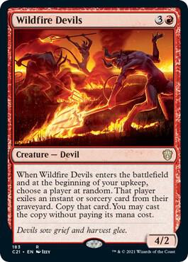 Wildfire Devils, C21, 183, NM