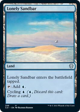 Lonely Sandbar, C21, 298, NM