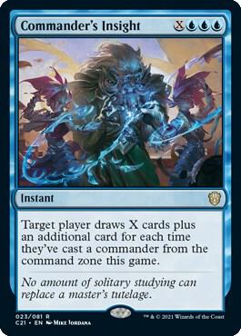 Commander's Insight, C21, 23, NM