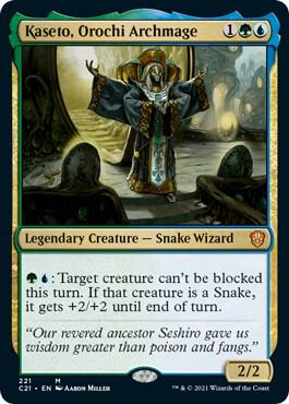 Kaseto, Orochi Archmage, C21, 221, NM