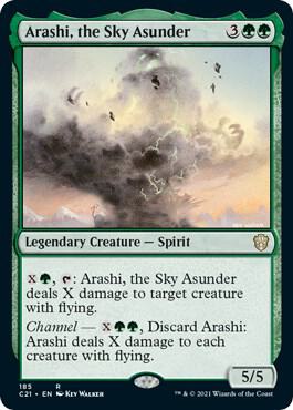 Arashi, the Sky Asunder, C21, 185, NM