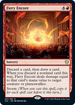 Fiery Encore, C21, 51, NM