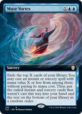 Muse Vortex (Extended Art), C21, 355, NM