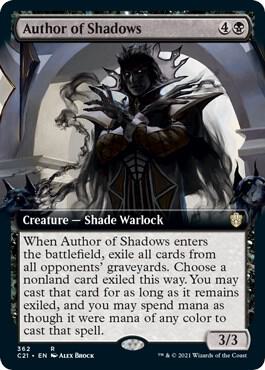 Author of Shadows (Extended Art), C21, 362, NM