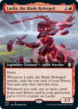 Laelia, the Blade Reforged (Extended Art), C21, 380, NM