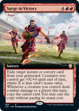 Surge to Victory (Extended Art), C21, 385, NM