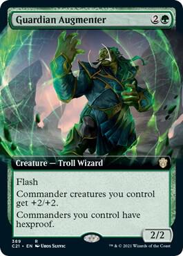 Guardian Augmenter (Extended Art), C21, 389, NM