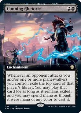 Cunning Rhetoric (Extended Art), C21, 365, NM