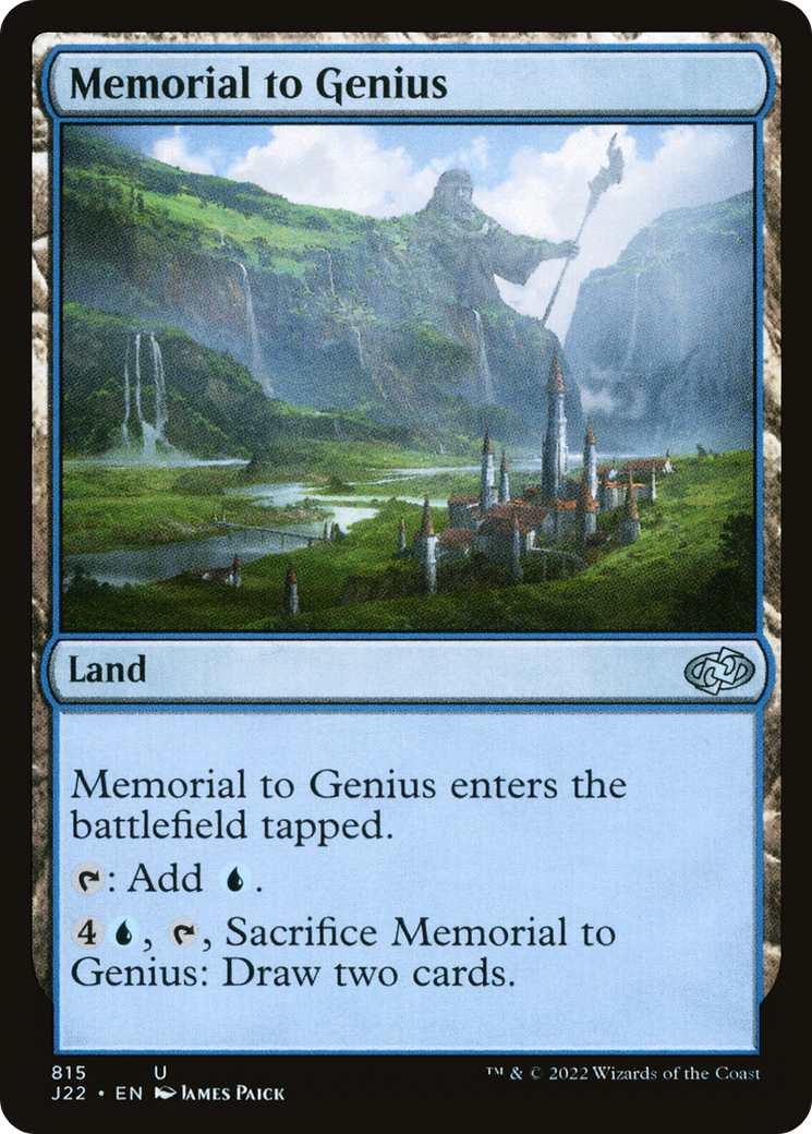 Memorial to Genius (J22) 815