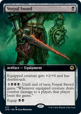 Vorpal Sword (Extended Art), AFR, 377, NM, Foil