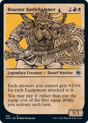 Bruenor Battlehammer (Showcase), AFR, 337, NM