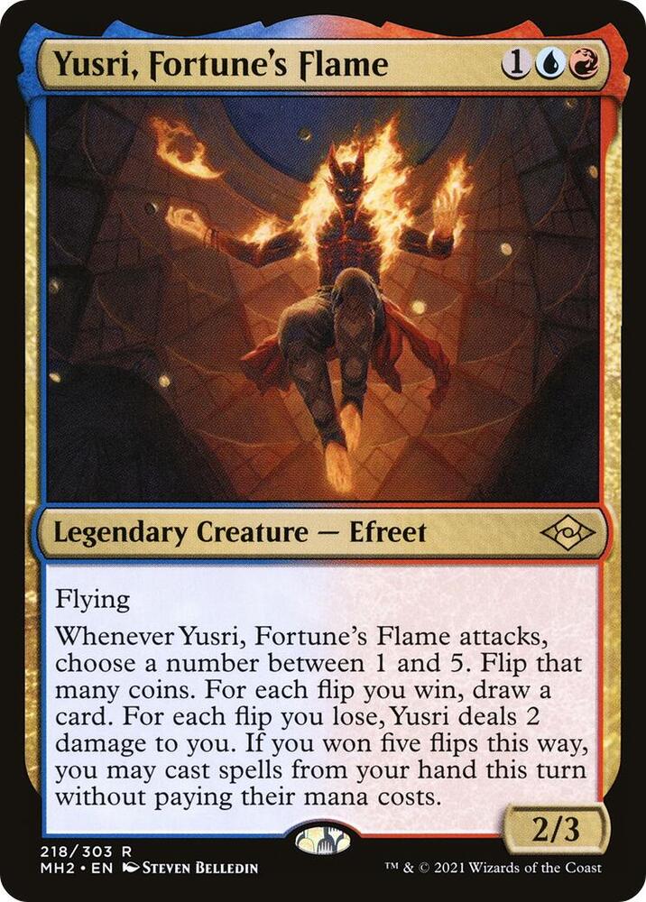 Yusri, Fortune's Flame, MH2, 218, NM