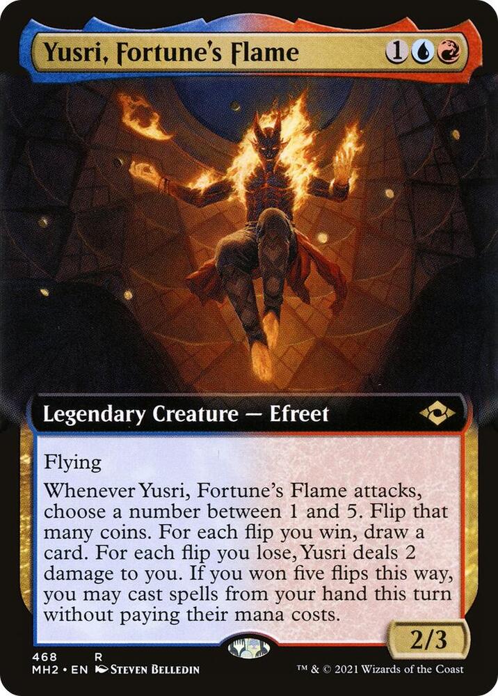 Yusri, Fortune's Flame (Extended Art), MH2, 468, NM, Foil