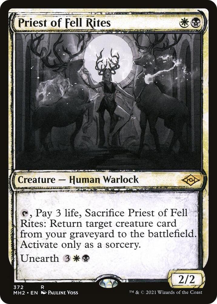 Priest of Fell Rites (Showcase), MH2, 372, NM