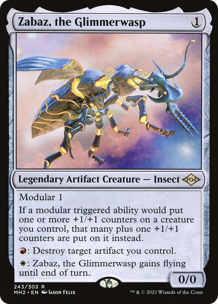 Zabaz, the Glimmerwasp, MH2, 243, NM