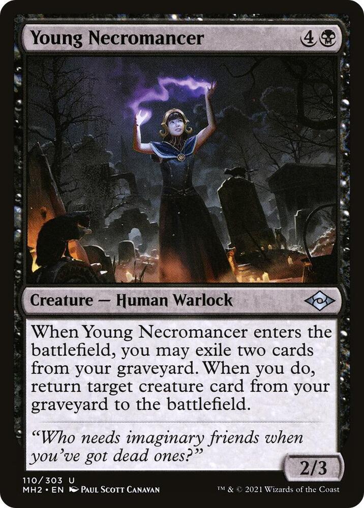 Young Necromancer, MH2, 110, NM, Foil