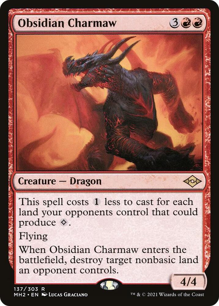 Obsidian Charmaw, MH2, 137, NM