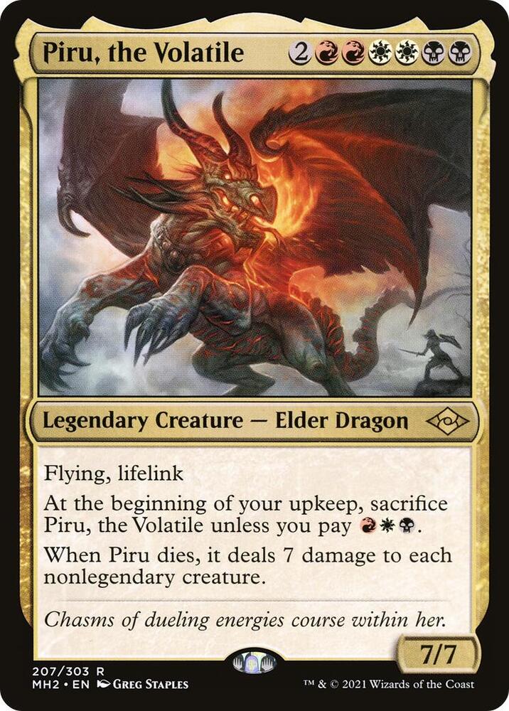 Piru, the Volatile, MH2, 207, NM