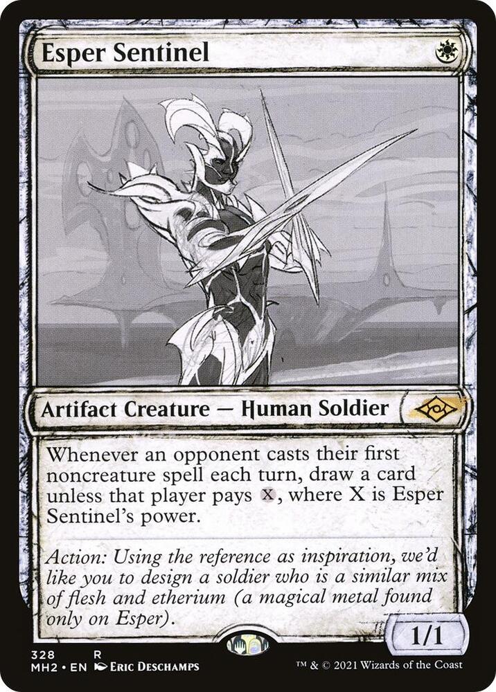 Esper Sentinel (Showcase),, 328, Near Mint, Normal
