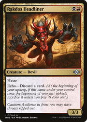 Rakdos Headliner, MH2, 210, NM