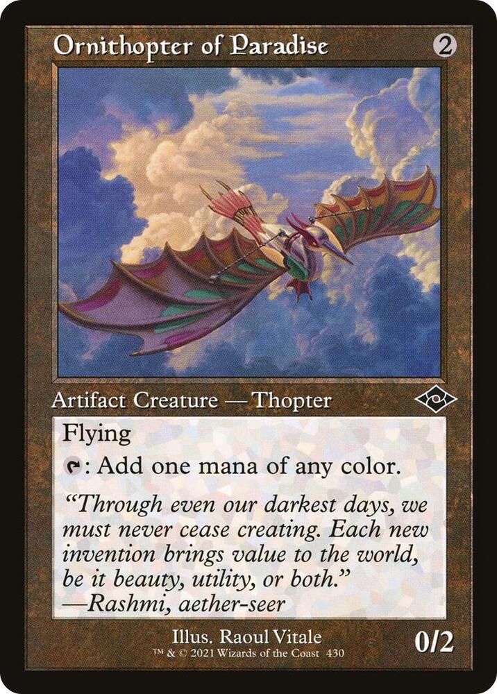 Ornithopter of Paradise (Retro Frame), MH2, 430, NM