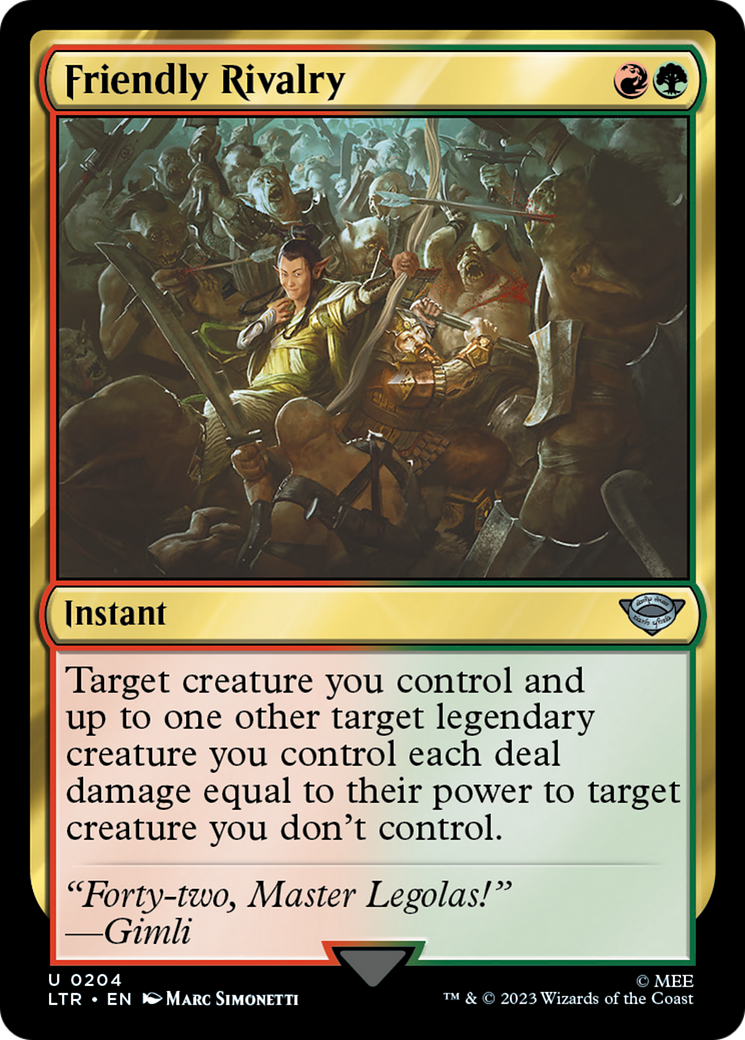 Friendly Rivalry (LTR) 204 - WZRD TCG