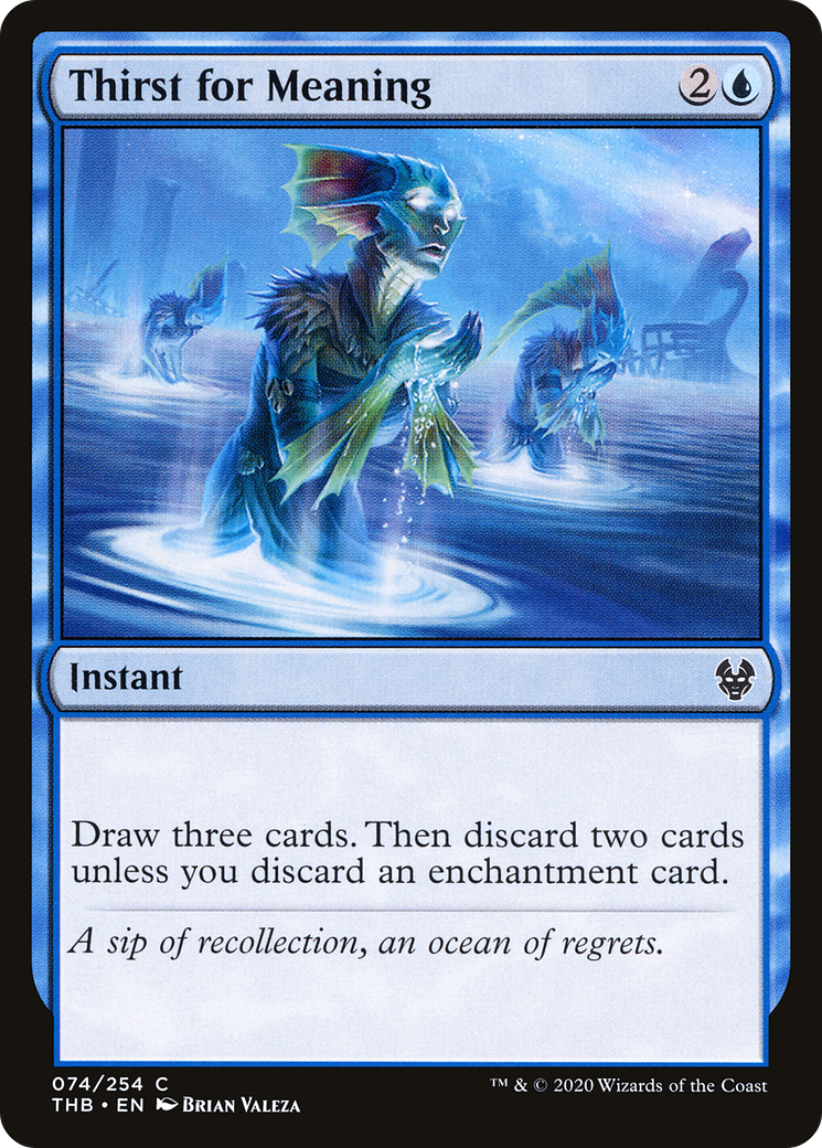 Thirst for Meaning (THB) 74 - WZRD TCG