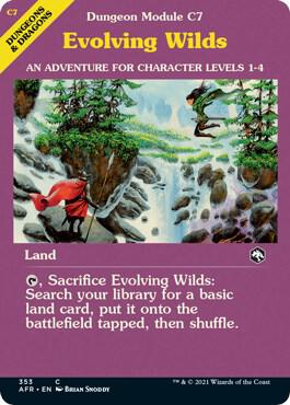 Evolving Wilds (Dungeon Module), AFR, 353, NM