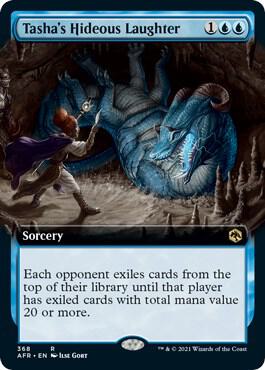 Tasha's Hideous Laughter (Extended Art), AFR, 368, NM, Foil