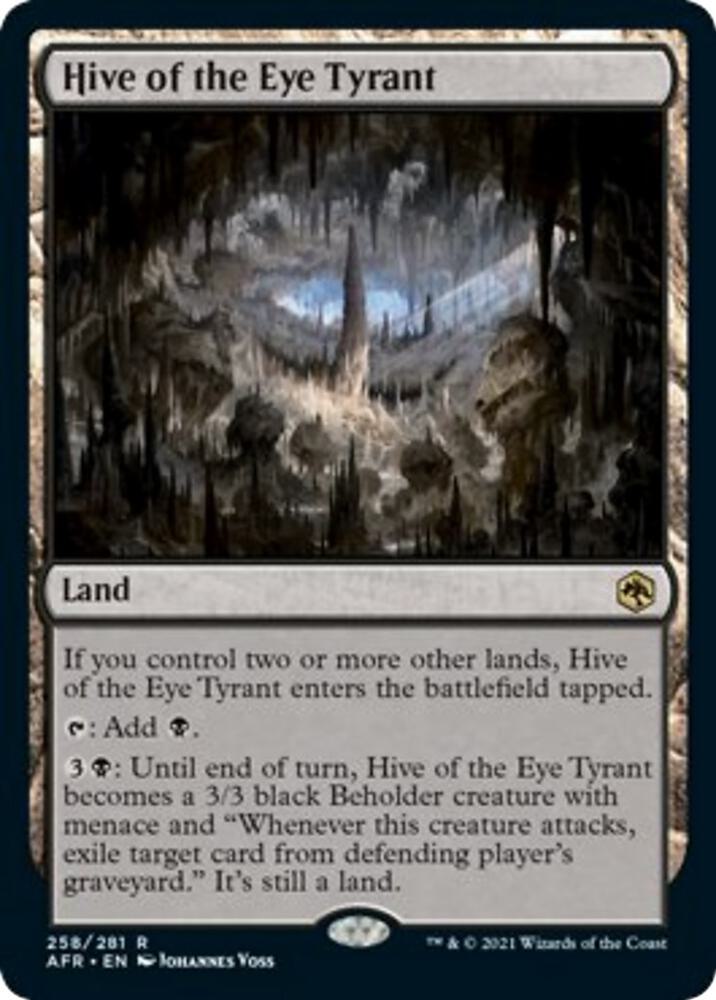 Hive of the Eye Tyrant, AFR, 258, NM