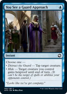 You See a Guard Approach, AFR, 85, NM, Foil