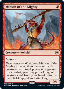 Minion of the Mighty, AFR, 156, NM