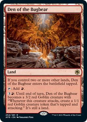 Den of the Bugbear, AFR, 254, NM