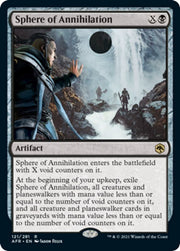 Sphere of Annihilation, AFR, 121, NM