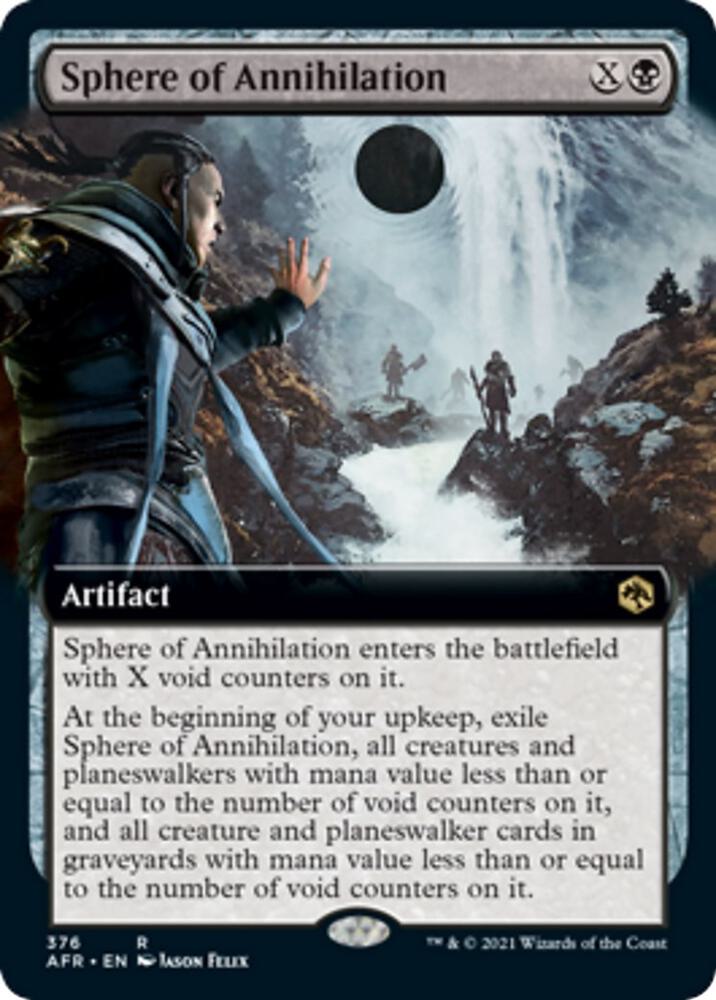 Sphere of Annihilation (Extended Art), AFR, 376, NM, Foil