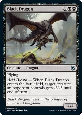 Black Dragon, AFR, 90, NM