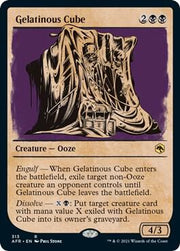 Gelatinous Cube (Showcase), AFR, 313, NM