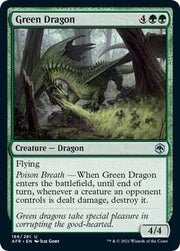 Green Dragon, AFR, 186, NM