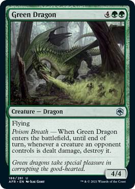 Green Dragon, AFR, 186, NM