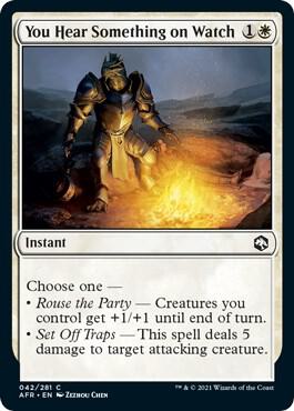 You Hear Something on Watch, AFR, 42, NM, Foil