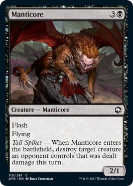 Manticore, AFR, 113, NM, Foil