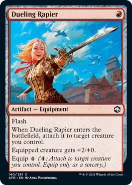 Dueling Rapier, AFR, 140, NM, Foil