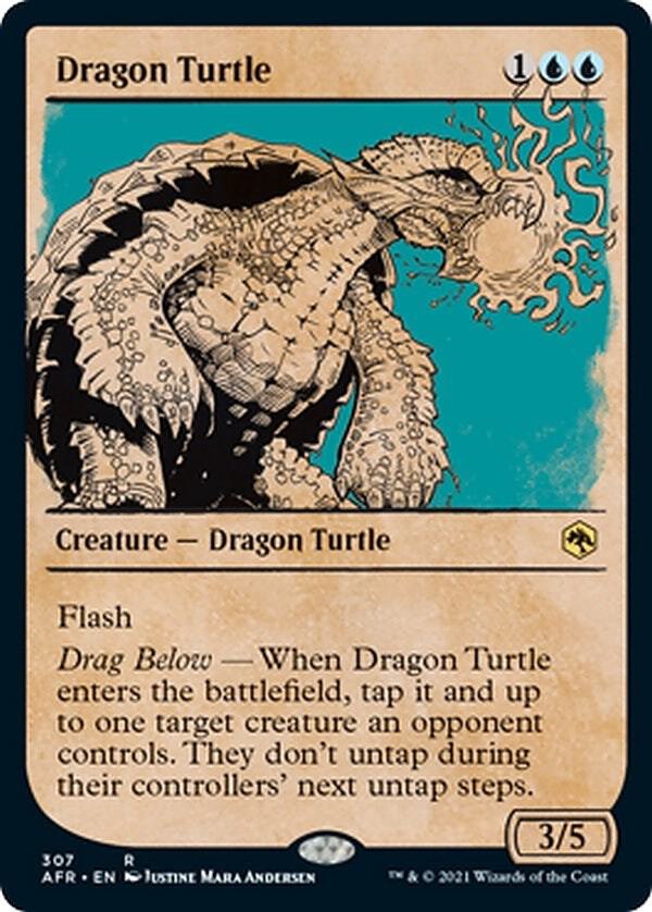 Dragon Turtle (Showcase), AFR, 307, NM, Foil