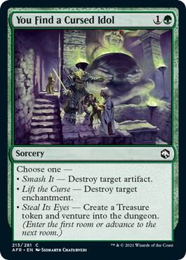 You Find a Cursed Idol, AFR, 213, NM