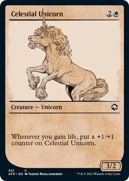Celestial Unicorn (Showcase), AFR, 301, NM