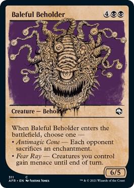 Baleful Beholder (Showcase), AFR, 311, NM, Foil