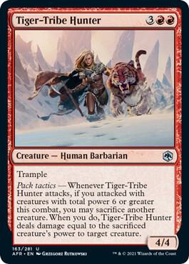 Tiger-Tribe Hunter, AFR, 163, NM