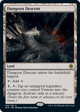 Dungeon Descent, AFR, 255, NM